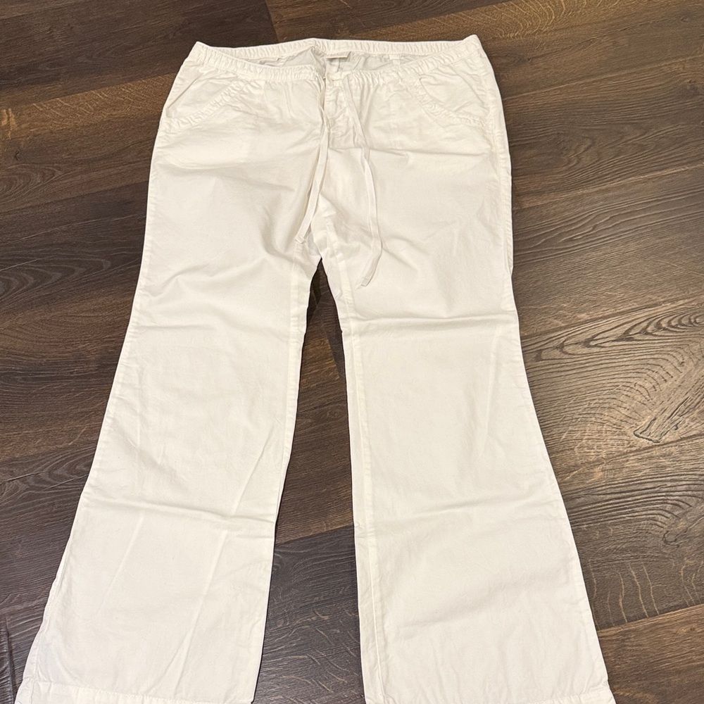 Old Navy White Wide Leg Pants